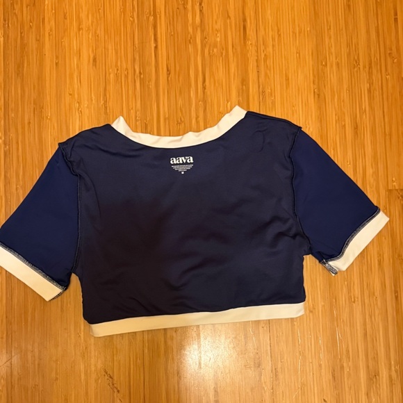 Richie Blue Crop Top Bikini by AAVA - Picture 10 of 11